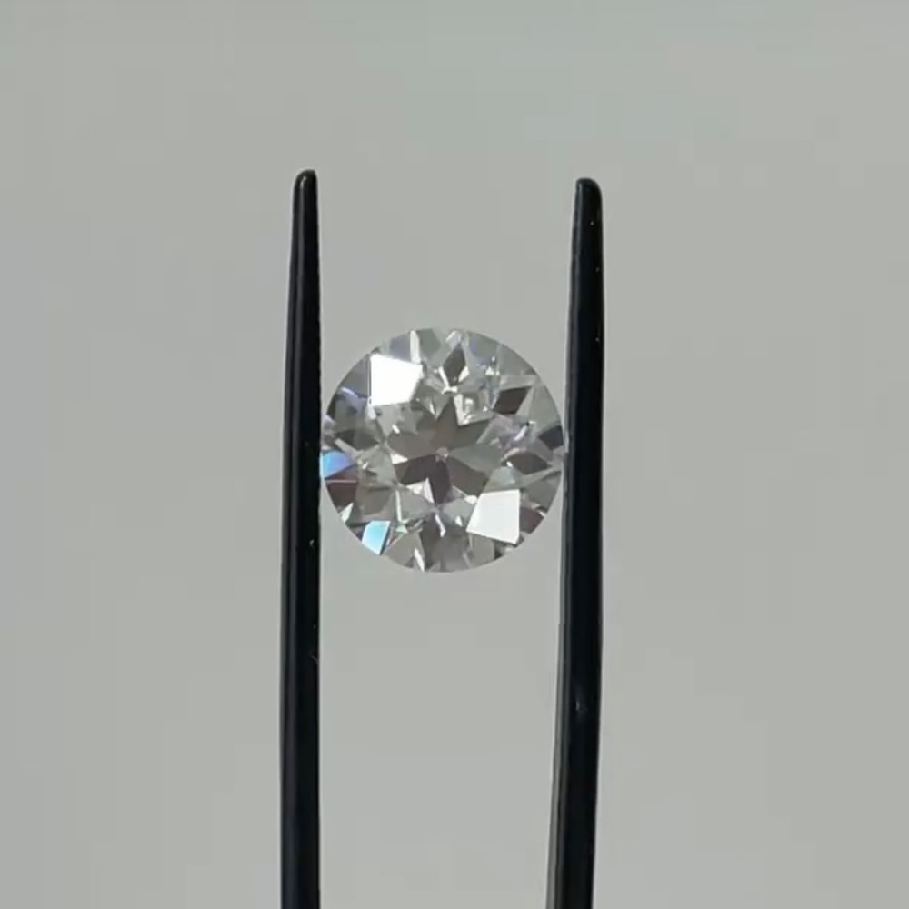 10mm OEC / Old European Cut Moissanite GH Color